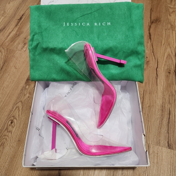 Jessica Rich So Fancy Stiletto 120mm, Size 36/6 Pink, NIB Women's Heels - Picture 1 of 14